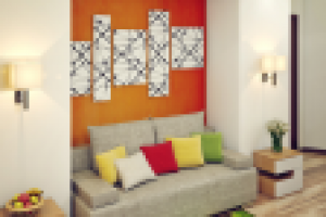 Зал, квартира 40 кв, Москва