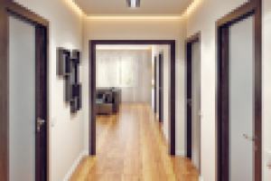 Коридор в частном доме на 100 кв, Карелия