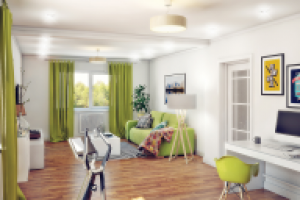 Спальня, частный дом, Иркутск (вариант 2)