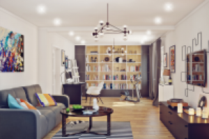 Зал, частный дом, Иркутск