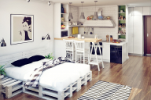 1-комнатная квартира в Ижевске на 26 кв.м.