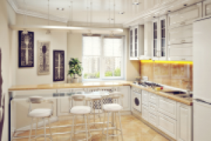 Кухня салона красоты во Владивостоке на 74 кв.м.