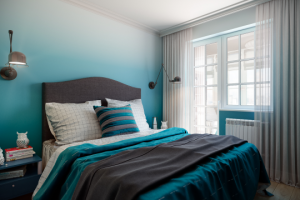 Спальня с градиентом