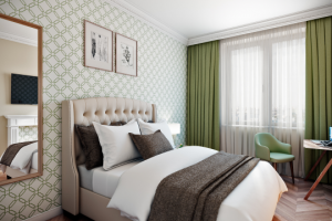 Скандинавская спальня