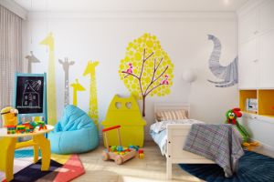 Детская комната в скандинавском стиле