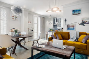 Гостиная в скандинавском стиле