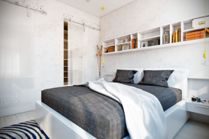 Спальня в стиле лофт