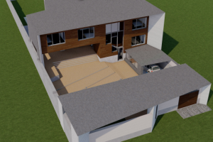 Проект дома в современном стиле в Санибе