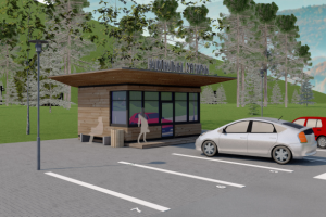 Торговый павильон в с. Кобан