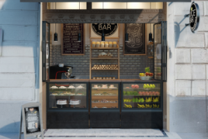 Проект уличного кафе в Тбилиси, на Пр. Руставели