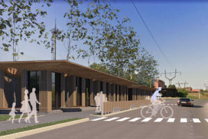 Торговый павильон на ул. Кесаева