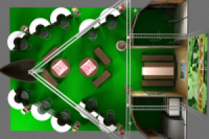 Макет выставочного стенда для Турфирм Карелии