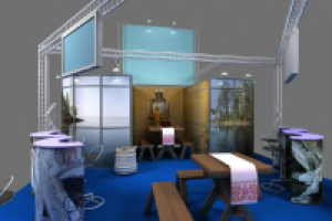 Макет выставочного стенда для Турфирм Карелии