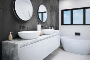AUSTRALIA. BATHROOM INTERIOR DESIGN RENDERING