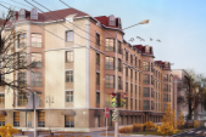 Визуализация уличной среды осенью