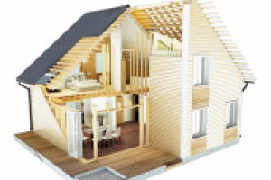 Устройство каркасного дома