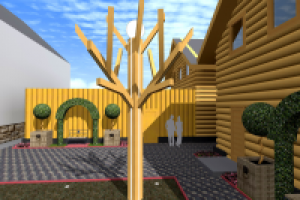 Благоустройство территории парковки, Перовские бани, Москва