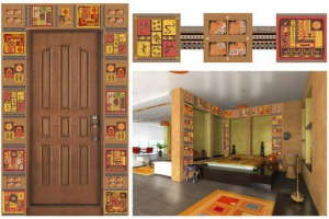 дизайн интерьера /фреска