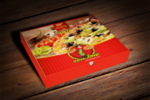 Макет коробки для пиццы "Папа Тони"