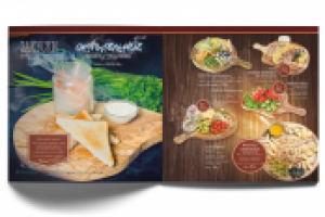 Меню для ресторана "Белая сметана"