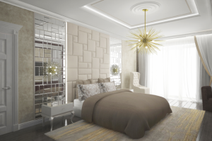 Дизайн спальни в стиле Ар-деко