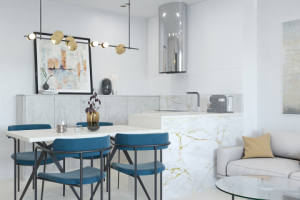 Интерьер гостиной в светлых тонах