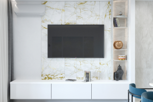 Интерьер гостиной в светлых тонах