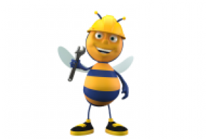 пчела. иллюстрация для печати