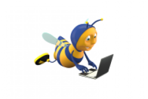 пчела. иллюстрация для печати