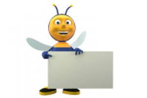 пчела. иллюстрация для печати