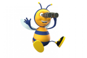 пчела. иллюстрация для печати