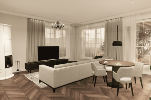 Гостиная столовая