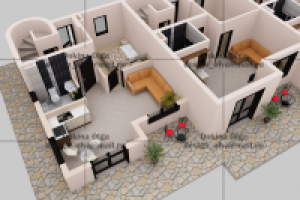 Планировка 1-го этажа отеля