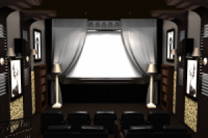 проект кинотеатра,зал 2