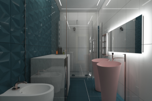 Ванная комната в квартире-студии