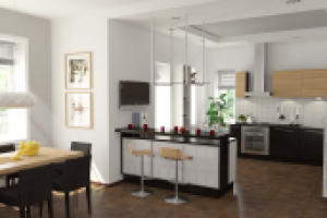 Дизайн частного дома: кухня