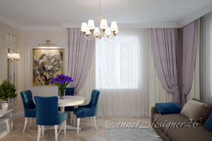 Дизайн проект  гостиной