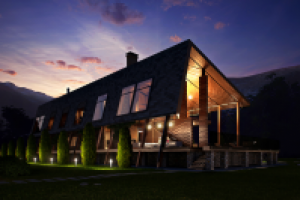 Визуализация дома в Черногории (Digital Bakery)