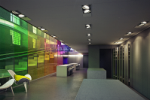 Kvadrat showroom by Peter Saville and David Adjaye