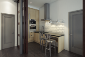 Визуализация квартиры Смоленка (Краузе)