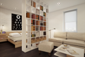 Дизайн квартиры-студии 57 кв.м