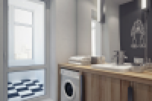 Дизайн квартиры-студии 57 кв.м