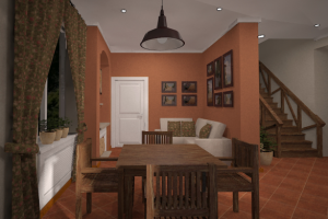 дача в кантри стиле