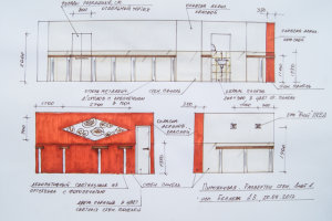 развертка стен пирожковой