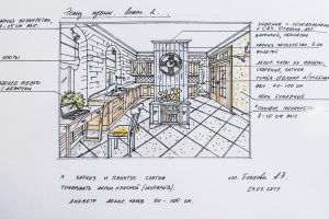 эскиз кухни