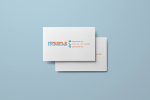 Варинт визитки для рекрутинговой компаннии в сфере IT