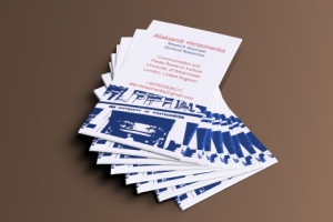 Визитная карточка для сотрудника университета