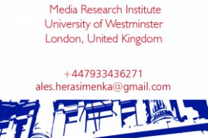 Business card for Research Associate & Doctoral Researcher