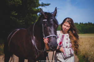 Портрет с лошадью