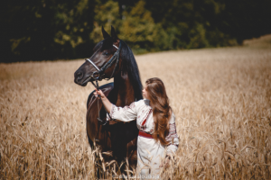 Портрет с лошадью